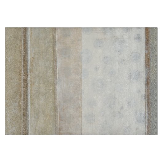 ニュートラル絵画カラーの装飾パネル カッティングボード (正面)