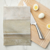 ニュートラル絵画カラーの装飾パネル キッチンタオル (四つ折り)