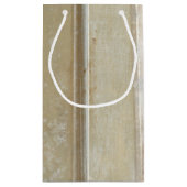 ニュートラル絵画カラーの装飾パネル スモールペーパーバッグ (裏面)