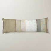 ニュートラル絵画カラーの装飾パネル ボディピロー (裏面)