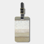 ニュートラル絵画カラーの装飾パネル ラゲッジタグ (正面縦)