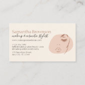 ニュートラル美的フェミニン顔美しいスキン 名刺 (裏面)