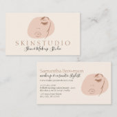 ニュートラル美的フェミニン顔美しいスキン 名刺 (正面/裏面)