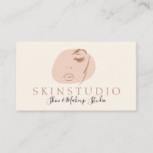ニュートラル美的フェミニン顔美しいスキン 名刺 (正面)