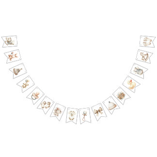 ニュートラル赤ちゃんシャワーのバンティングバナー バンティングフラッグ