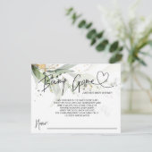 ニュートラル赤ちゃんシャワーゲームバンプかわいいカードを推測 エンクロージャーカード (スタンド正面)