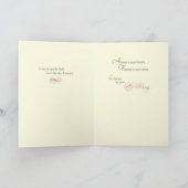 ニュートラル養子縁組おめでとう黄色、宗教的 カード (内部)