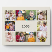 ニュートラル10写真コラージュ年レビュー中 フォトプラーク (正面)