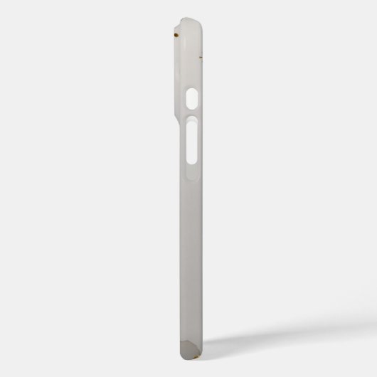 ニュートラル&ゴールドマーブル Case-Mate iPhoneケース (裏面 / 左)