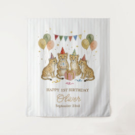 ニュートラル サファリ 誕生日 野生動物 タペストリー