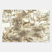 「ニュートラル&シック」ラッピング紙フラットシートセット ラッピングペーパーシート (正面)