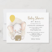 ニュートラル・ジェンダー・エレファントベビージャーバイメール 招待状 (正面)