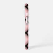 ニュートラル ストライプ パターン モダンアースカラーケース iPhone 16ケース (左側面)