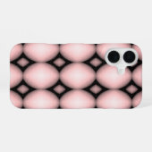 ニュートラル ストライプ パターン モダンアースカラーケース iPhone 16ケース (裏面横)