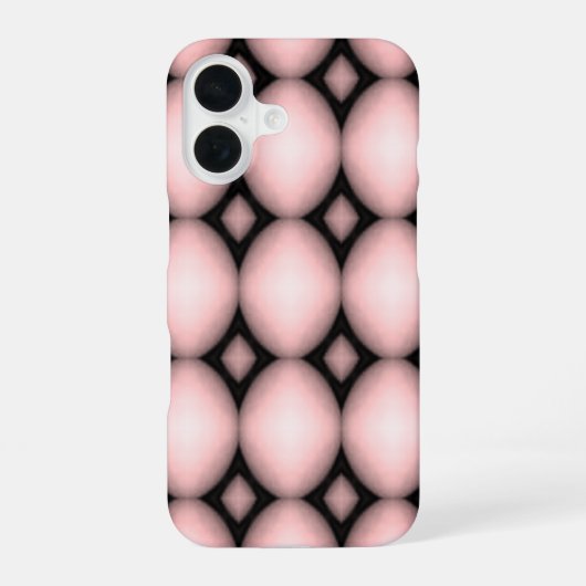 ニュートラル ストライプ パターン モダンアースカラーケース iPhone 16ケース (裏面)
