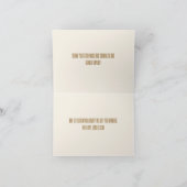 ニュートラル テディ 性別発表 - サンクス カード (内部)