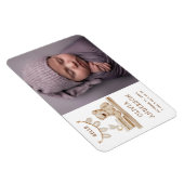 ニュートラル フォト 誕生のお知らせ | ボヘミアンティーキー マグネット (右側)