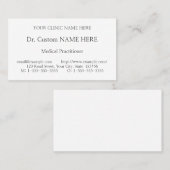 ニュートラル、プロフェッショナル名刺 名刺 (正面/裏面)