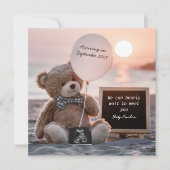 ニュートラル・ベア・デジタル妊娠の発表 招待状 (正面)