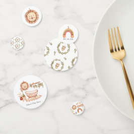 ニュートラル | ボヘミアンベビーシャワーネスト コンフェッティ