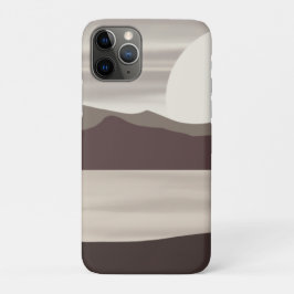 ニュートラル マウンテン レイク ランドスケープ iPhone 11 PROケース
