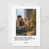 ニュートラル 水彩 ホリデー オーナメント 写真 クリスマス (裏面)