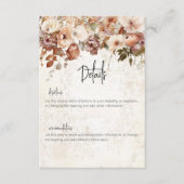 ニュートラ素朴ルおよびピンクのフローラドロップ詳細 エンクロージャーカード (正面)