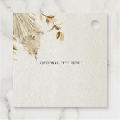 ニュートラ素朴ル自然ボホパンパスグラス結婚ズ フェイバータグ (裏面)