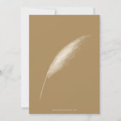 ニュートラ素朴ル自然ボホパンパス日付を保存 案内状 (裏面)