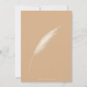 ニュートラ素朴ル自然ボホパンパス日付を保存 案内状 (裏面)