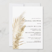 ニュートラ素朴ル自然ボホパンパブライダルシャワーI 招待状 (正面)