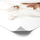 ニュートラ素朴ルBohoフローラウェルカムサイン ポスター (角)