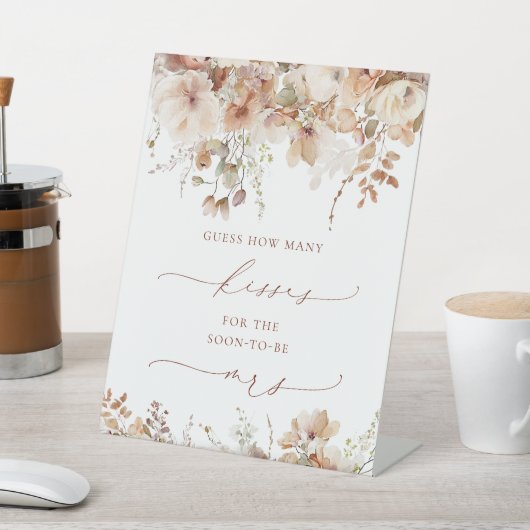 ニュートラ素朴ルBohoフローラ数キス 台座サイン (インサイチュ)