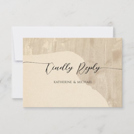 ニュートラ結婚ル 出欠カード (正面)