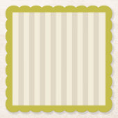 ニュートラ縁どルタン付きチャートレストライプウス ペーパーコースター (正面)