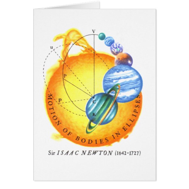 ニュートンの楕円軌道 (正面)