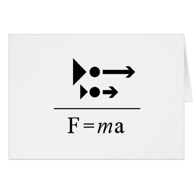 ニュートンの第二法則 (正面横)