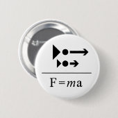 ニュートンの第二法則 缶バッジ (正面&裏面)