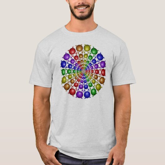 ニュートンの虹のワイシャツ Tシャツ (正面)