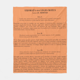 ニュートンの運動法則フリースの毛布メロン フリースブランケット