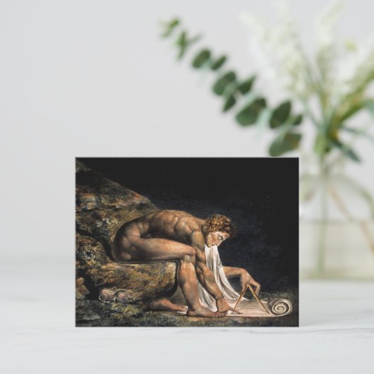 ニュートンウィリアム絵画ブレイク・マソニック ポストカード (スタンド正面)