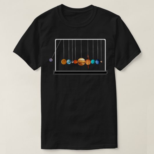 ニュートンズ宇宙ボールクレードル Tシャツ (デザイン正面)