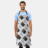 ニュートン人の運動の狂気を計算引用文 エプロン (着用した状態)