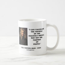 ニュートン人の運動の狂気を計算引用文