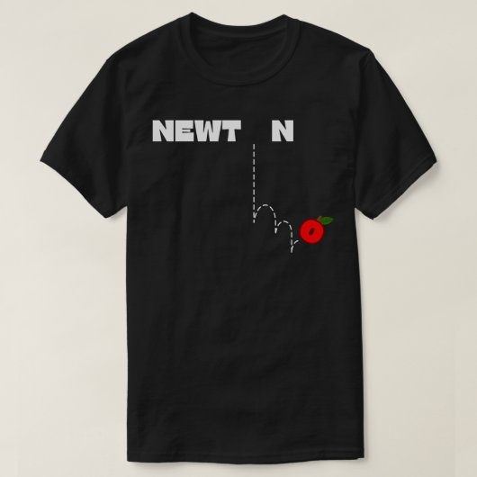 ニュートン重力法1 Tシャツ (デザイン正面)