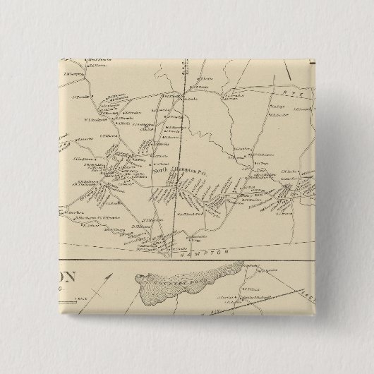 ニュートン·Nハンプトン 缶バッジ (正面)