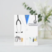 ニュードクターメディカル卒業お祝い 招待状 (スタンド正面)