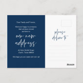 ニュードリームホームアドレスモダン発表, Navy P ポストカード (裏面)