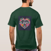 ニューナチュラルラブデザインTシャツ Tシャツ (裏面)