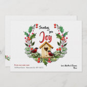 ニューネストホリデーグリーティングカード シーズンカード (正面/裏面)